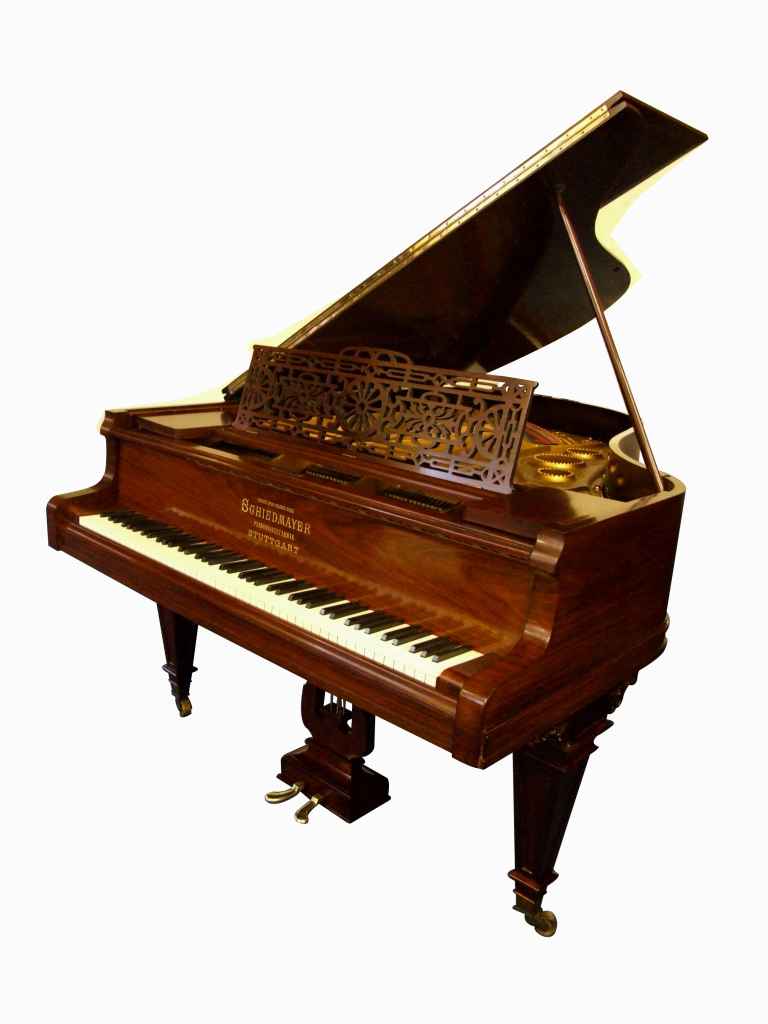 Typical Schiedmayer grand piano from about 1895 to 1905